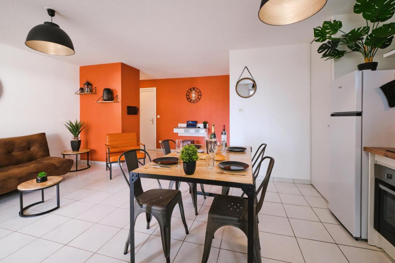 Tout Confort ! Calme, Climatisation, Piscine, Parking Gratuit, Grande Terrasse, Netflix, Wifi Carcassonne Exterior photo