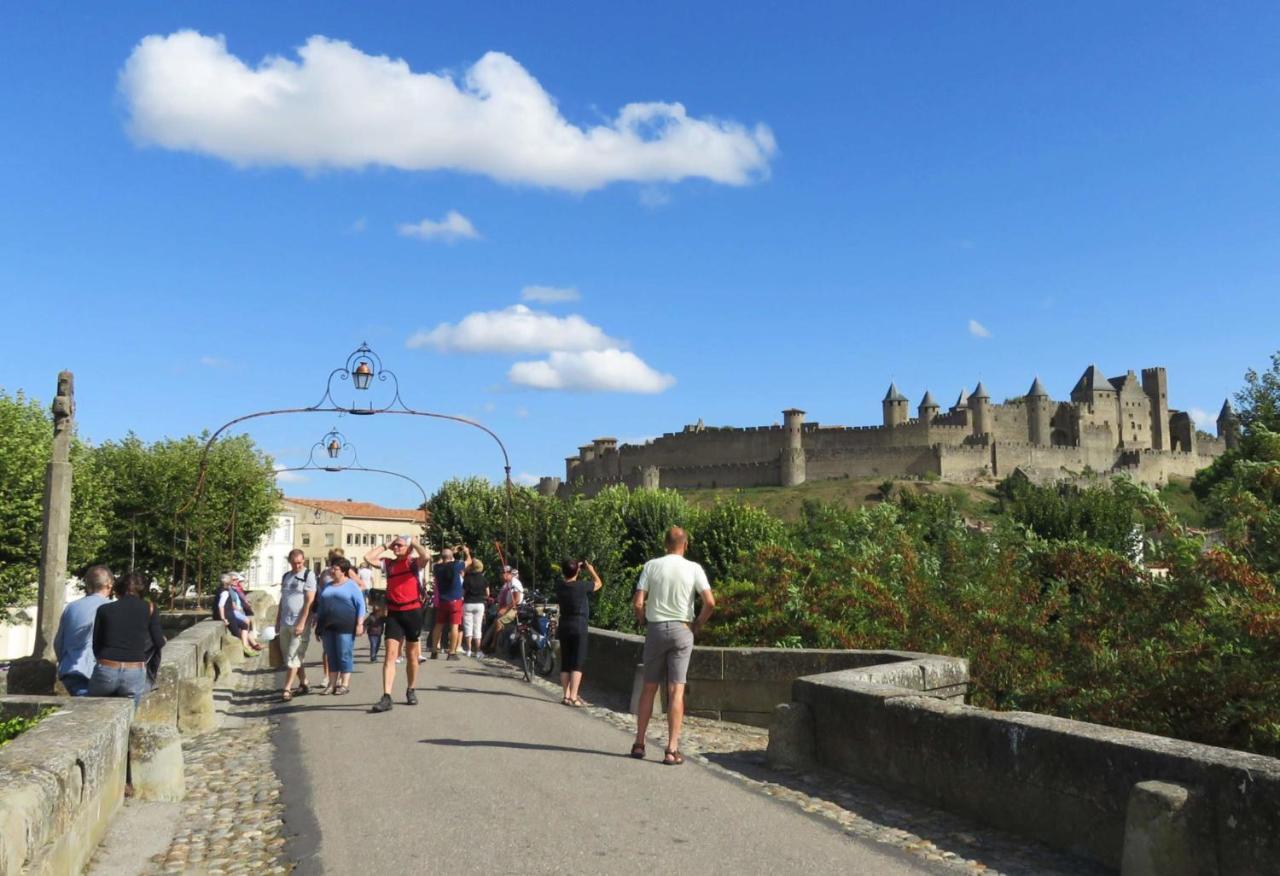 Tout Confort ! Calme, Climatisation, Piscine, Parking Gratuit, Grande Terrasse, Netflix, Wifi Carcassonne Exterior photo